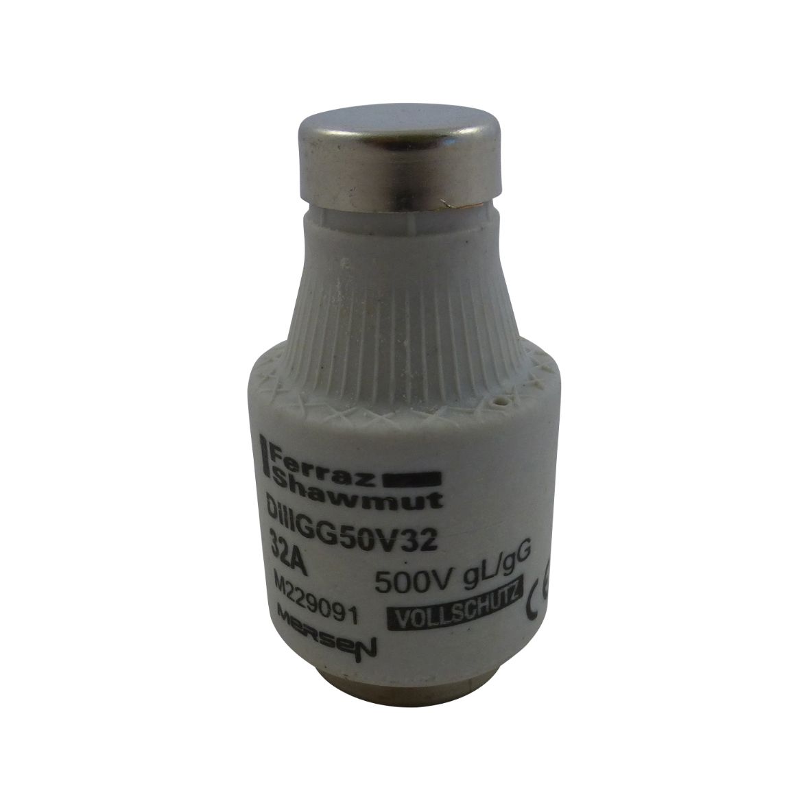 M229091 - D fuse-link, gG, DIII, 500VAC, 32A, black